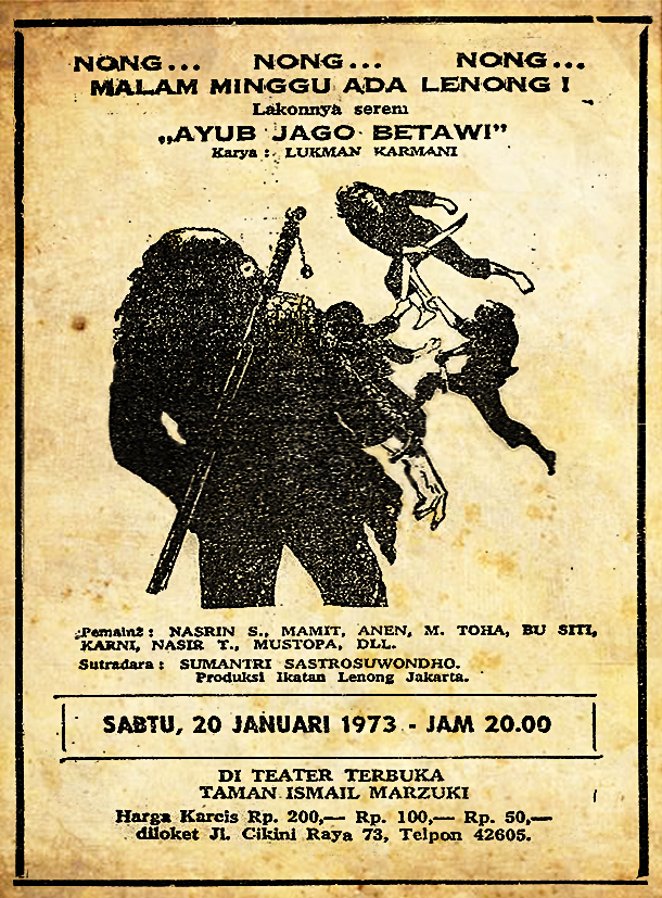 Mengusut Asal-Usul Lenong