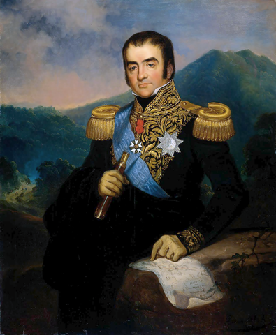 Raden Saleh, Daendels dan Megamendung